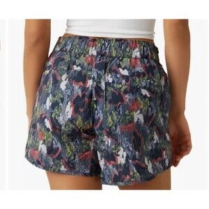 Free People Movement Women’s Small S Printed In The Wild Shorts Activewear